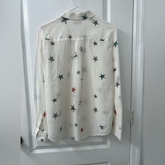 Rails Multicolor Star Print Button Down Shirt - Picture 10 of 11